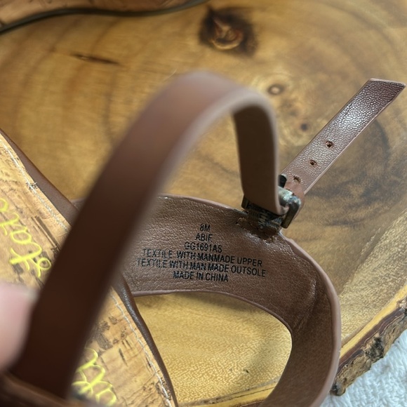 ALTAR’D STATE Women’s Natural Abie Cork Platform Crochet Size 8 - Picture 8 of 12